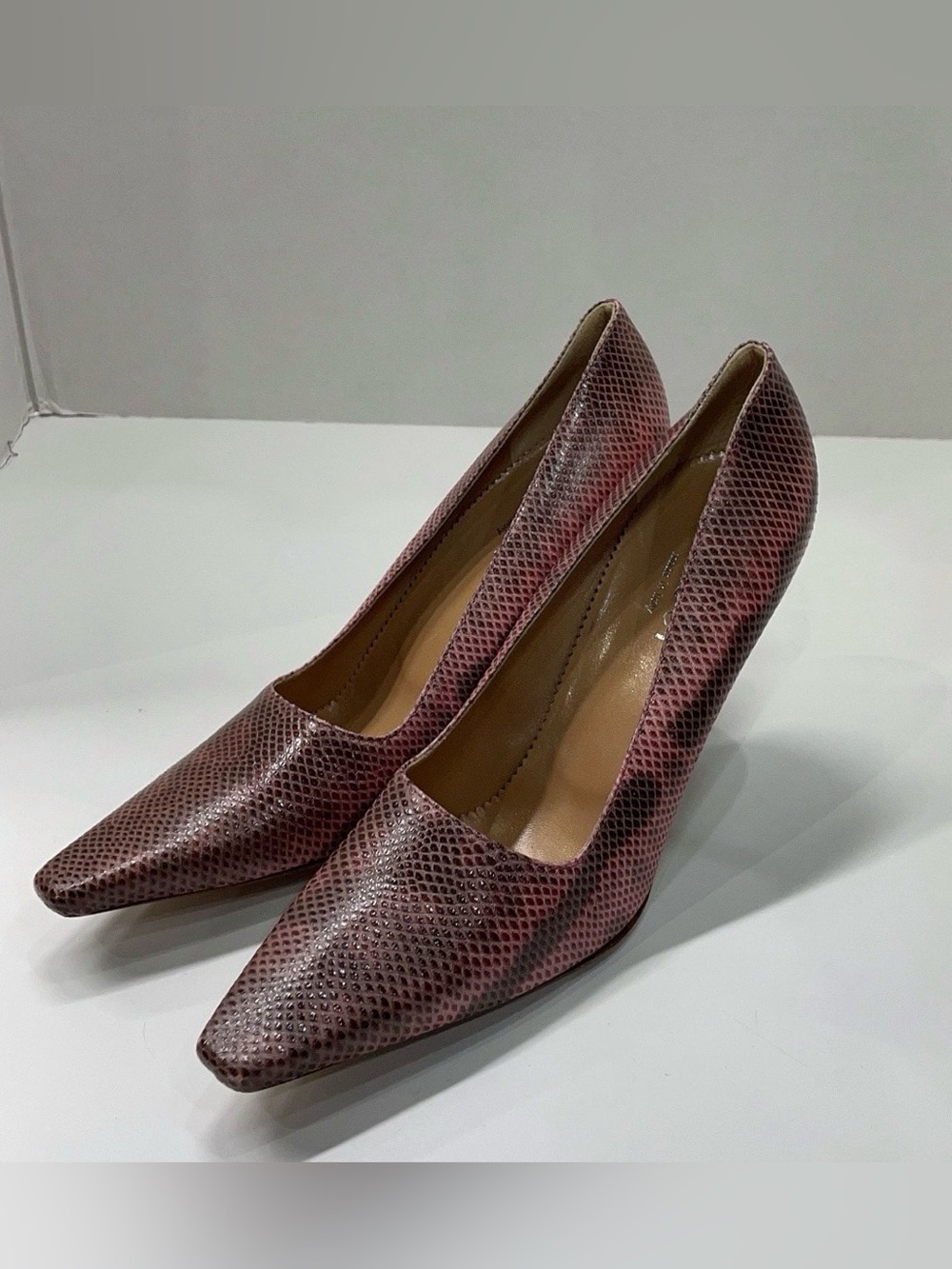 Gucci snakeskin heels